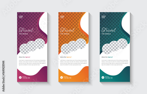 Professional promotional roll up banner, holiday signage, multipurpose-business signage, travel-agency signage, trip travel tour, vacation roll up banner, vacation signage, winter 