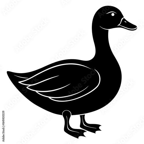 illustration of a duck