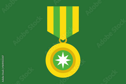 medal with ribbon