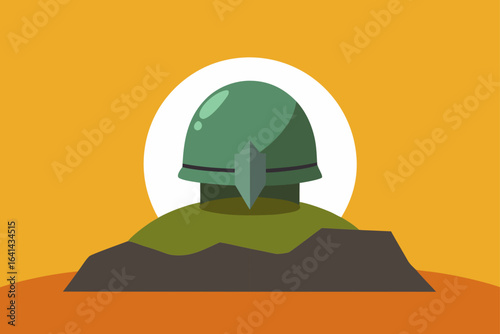 man in the desert