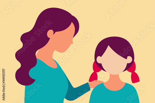 mother and daughter