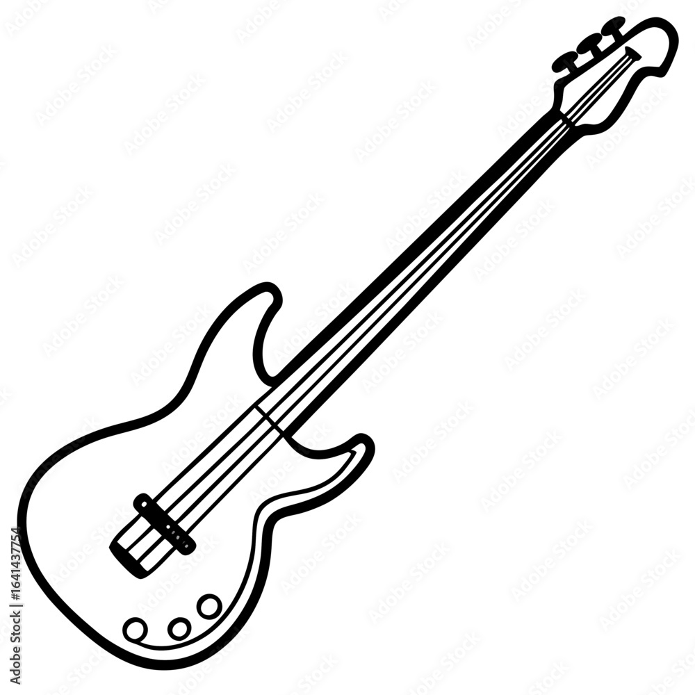 Fototapeta premium acoustic guitar vector