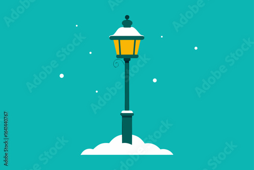 street lamp vector