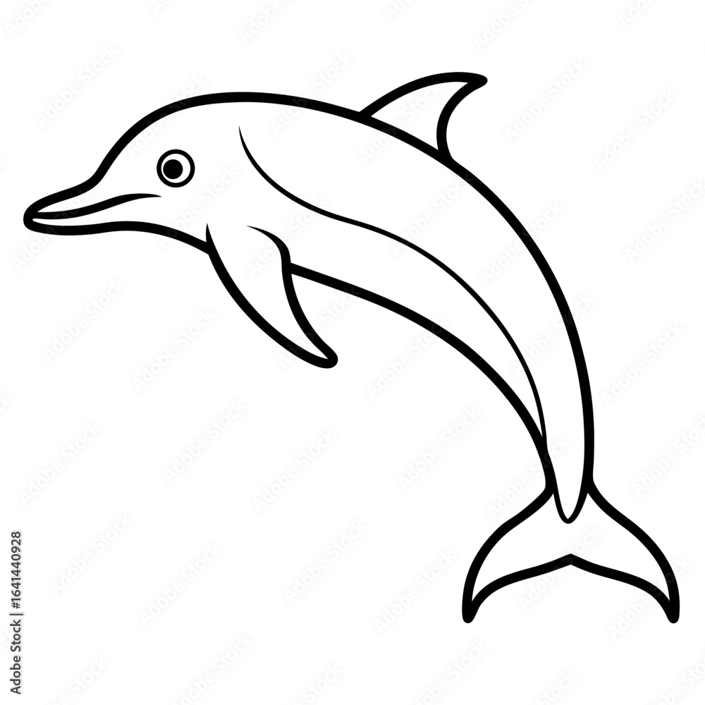 Obraz premium dolphin vector illustration
