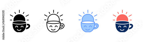 Morning Boost icon sheet multiple style collection