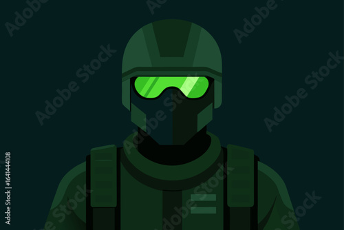 green alien robot