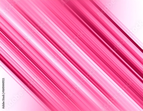 Diagonal pink and white stripes