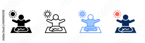 Morning Ritual icon sheet multiple style collection