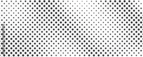 Monochrome halftone background with dots