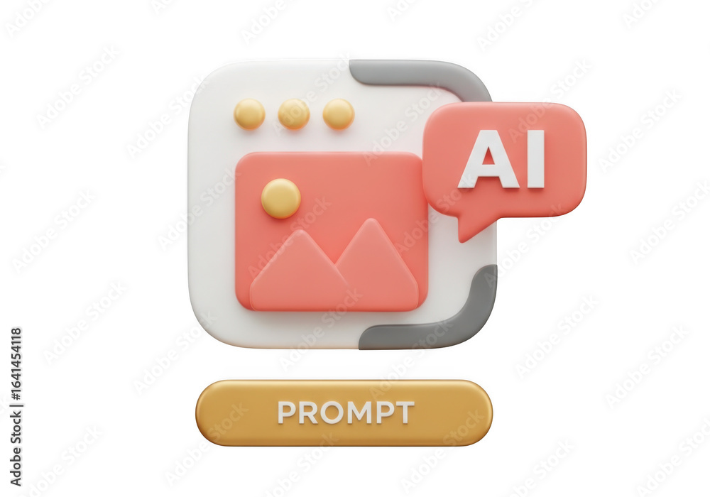 Ai image generation with prompt isolated on transparent background Ai image generation with prompt isolated on transparent background