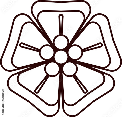 Gothic Ornament Outline