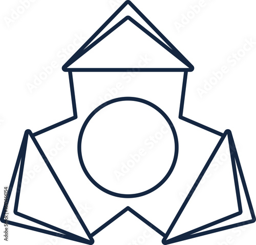 Gothic Ornament Outline