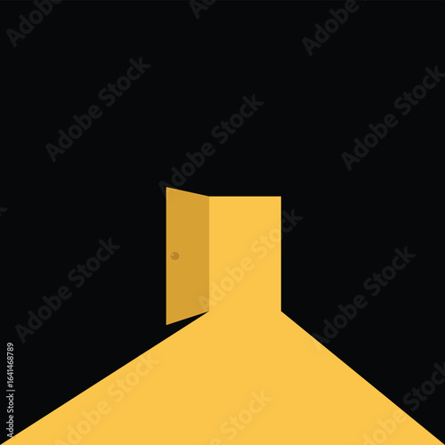 Open Door Icon Set Vector Design.