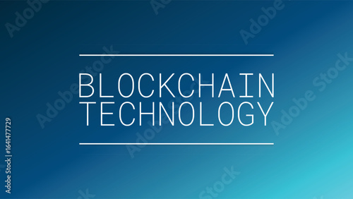 Blockchain technology. Decentralization. Vector illustration for decentralized finance, business, cryptocurrency, digital global trade, payment, exchange. Gradient background