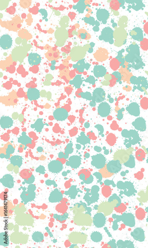 Wallpaper Mural Large colorful ink splats vector pack Torontodigital.ca