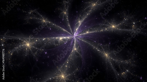 Wallpaper Mural Abstract Starry Spiral Galaxy Design Torontodigital.ca