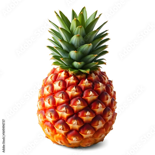 pineapple on white background