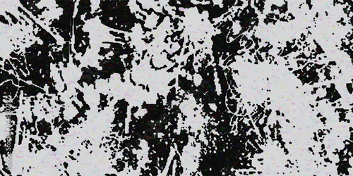 Wallpaper Mural Grunge black and white vector. Abstract futuristic texture pattern. Dark messy dust overlay distress background. Create abstract dotted, scratched, Torontodigital.ca