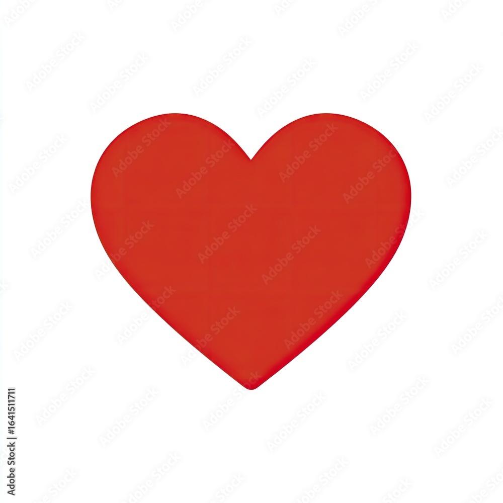 Simple red heart icon Simple red heart icon