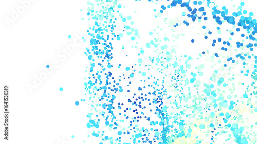 Wallpaper Mural Beautiful abstract background with scattered blue confetti. Perfect for designs needing a light and airy feel. Torontodigital.ca
