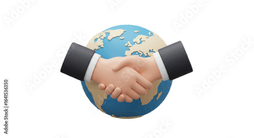 handshake with globe