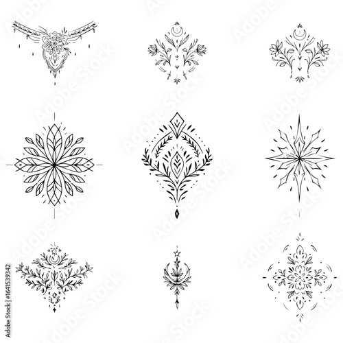 Procreate Ornamental Tattoo Stamps