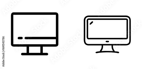 Tableau sur toile Desktop Monitor Icon, Computer Display, Screen Device, PC Monitor, Digital Scree