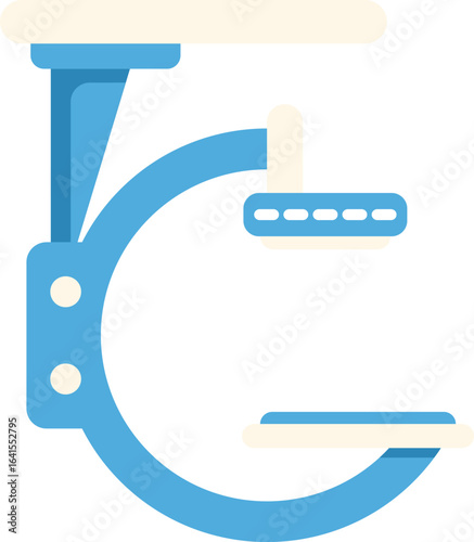 Modern c arm machine, commonly used in surgical procedures for real time imaging
