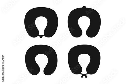 Travel accessories showcase with various neck pillow designs ideal for comfort on the go