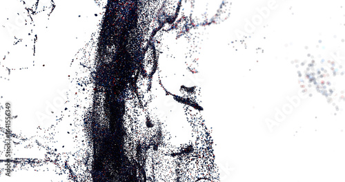 Abstract art, particle effe...