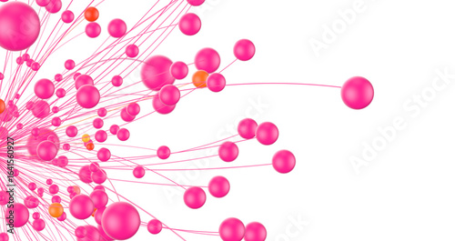 network holding in hand 3d ...