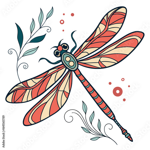 dragonfly vector illustration