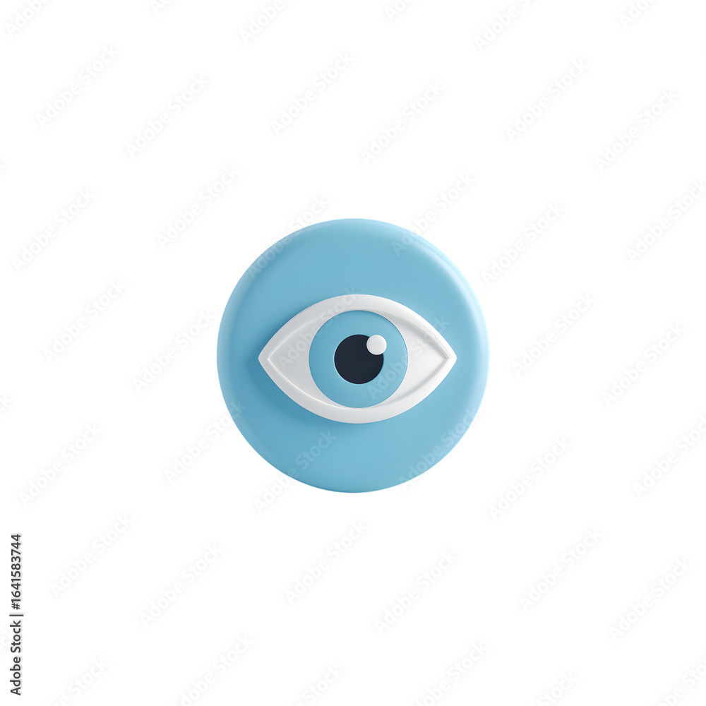 Blue eye amulet isolated on transparent background Blue eye amulet isolated on transparent background