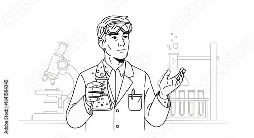 Scientist in laboratory