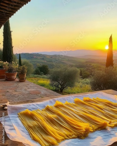 Multigenerational cooking class in Tuscany pastamaking and wine