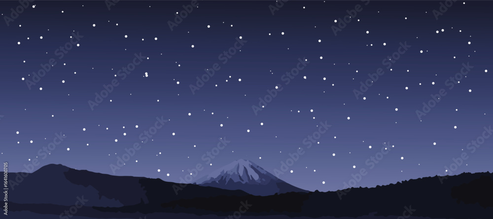 Naklejka premium Space galaxy background with many stars and night sky background