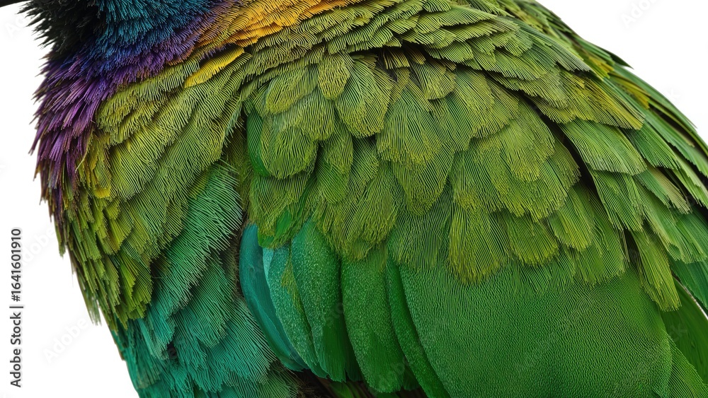 Fototapeta premium Multicolored Flying Bird