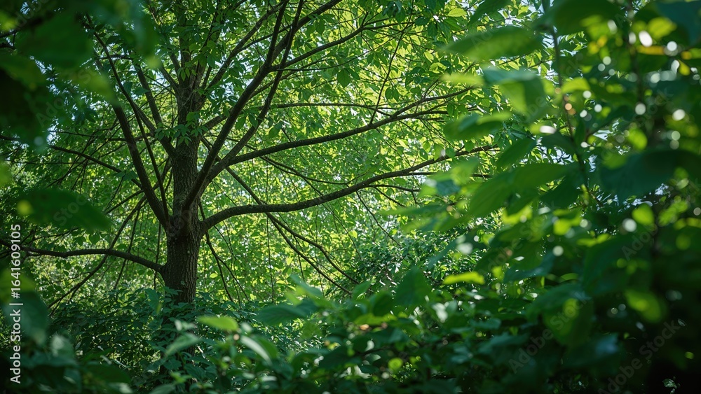 Fototapeta premium Vibrant greenery