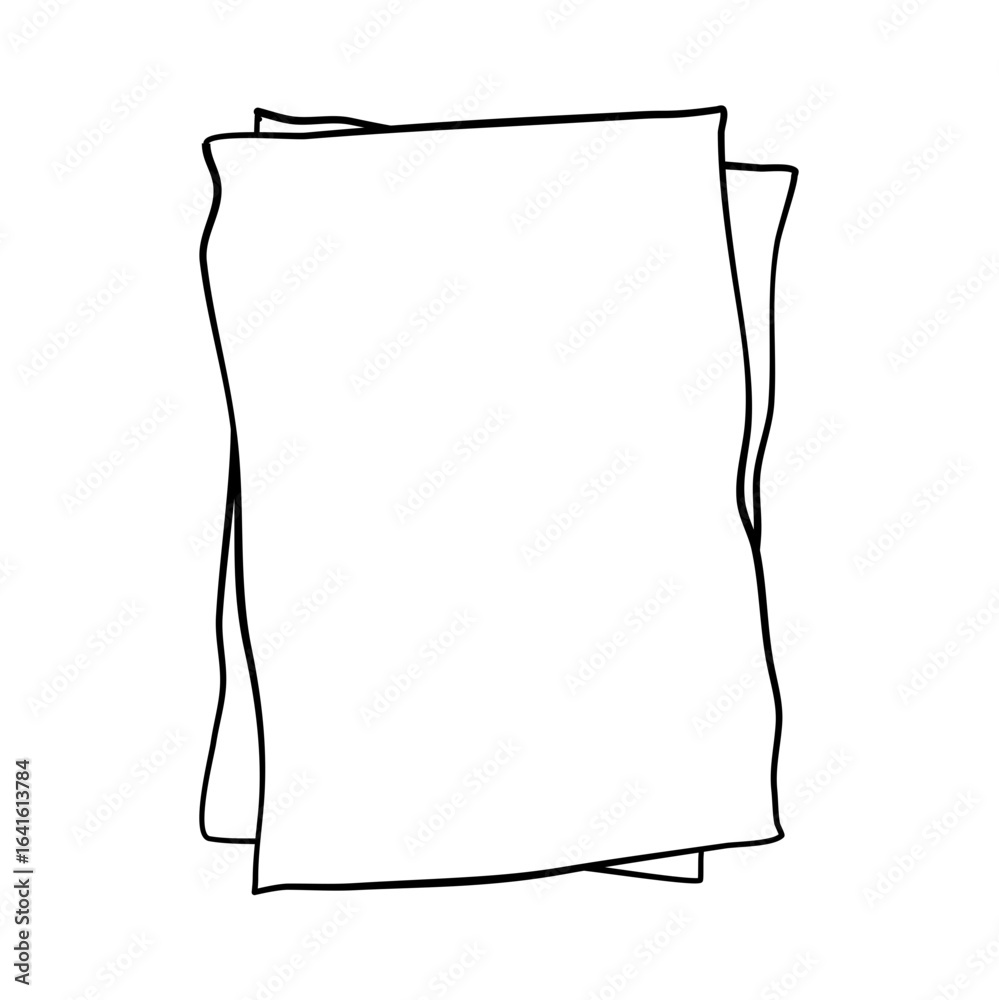 Two blank paper background Two blank paper background
