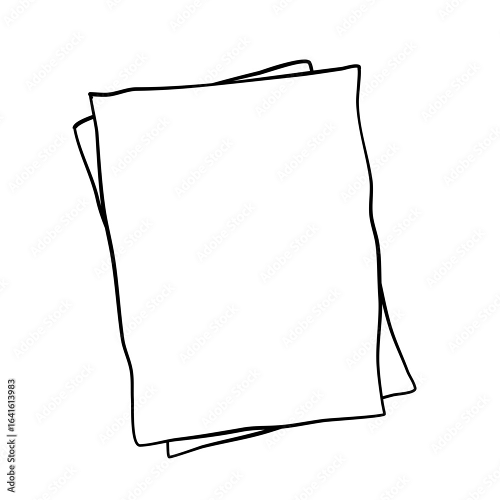Two blank paper background Two blank paper background