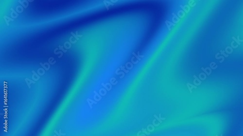 Wallpaper Mural Abstract blue and teal gradient background with smooth waves and fluid texture, perfect for modern designs, digital art Torontodigital.ca