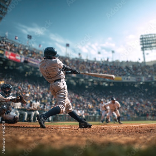 Professional baseball player in action 3