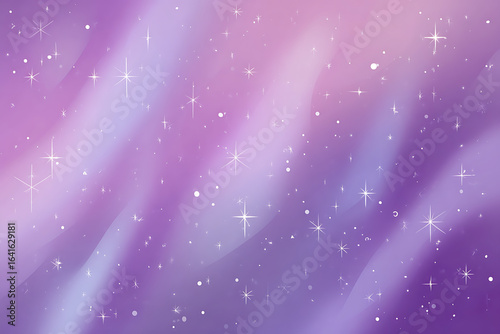 Dreamy purple and pink starfield with soft gradient for fantasy, kid's designs, or whimsical projects