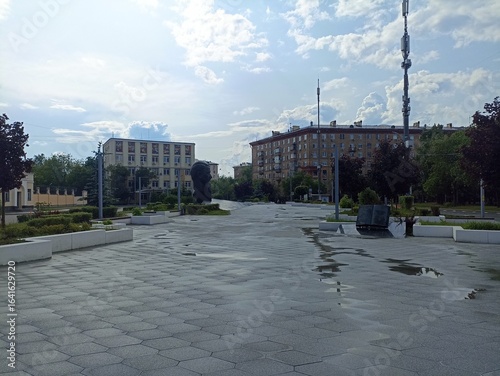Photography central park in moscow