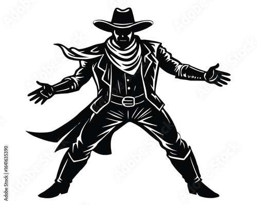 Wallpaper Mural Cowboy Silhouette Torontodigital.ca