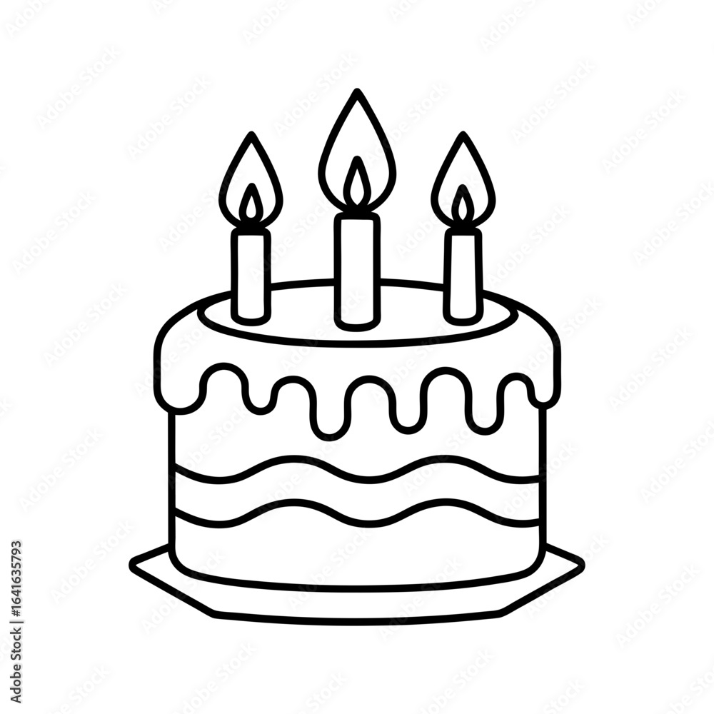 birthday cake with candles birthday cake with candles