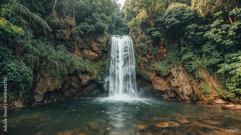 Fototapeta premium Long Duration Exposure of a Famous Waterfall