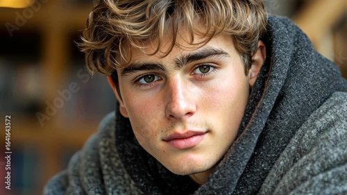 Portrait of a Handsome Young Man