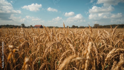 Golden rice paddies flouris...