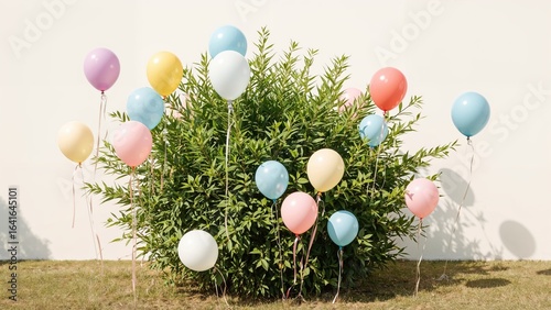 Helium-filled balloons for ...